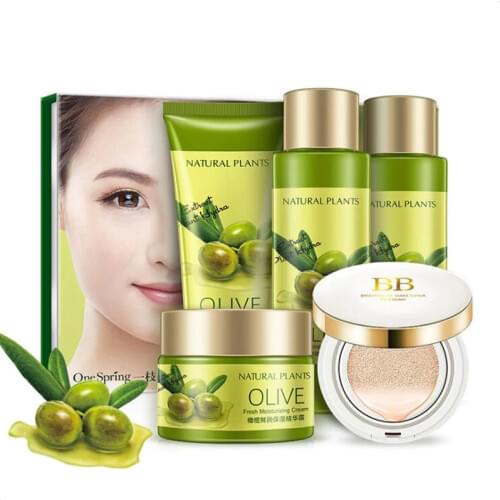 Brand Olive Essence Care Skin makeup set,Fashion cosmetics kit,Moist Concealer BB Cream,Aqua Repair Cream,Liquid Fundation Cream