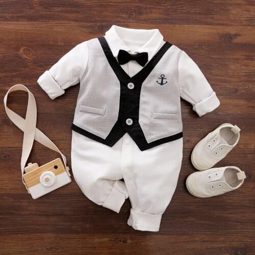 Newborn Baby Boy Clothes New Born Romper Infant Fall Jumpsuit Pajamas Baby Onesie Things Costume Outfits 0 3 6 9 12 18 24 Months