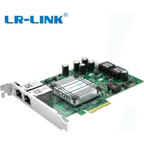 LR-LINK 9722HT-POE Dual Port POE+ Frame Grabber Gigabit Ethernet Industrial Card PCI-Express Camera video Capture Intel I350
