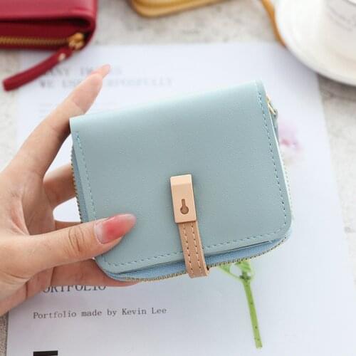 2021 Fashion Womens Wallet Short Women Coin Purse Wallets For Woman Card Holder Small Ladies Wallet Female Hasp Mini Clutch