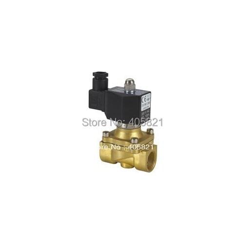 N/O 3/8" Electric Solenoid Valve Water Air,Brass Valve 2W040-10K,AC220V DC12V