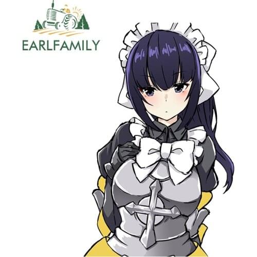 EARLFAMILY 13cm x 8.4cm for Narberal Overlord Funny Car Stickers Waterproof Scratch-Proof Decal Refrigerator Laptop Decoration