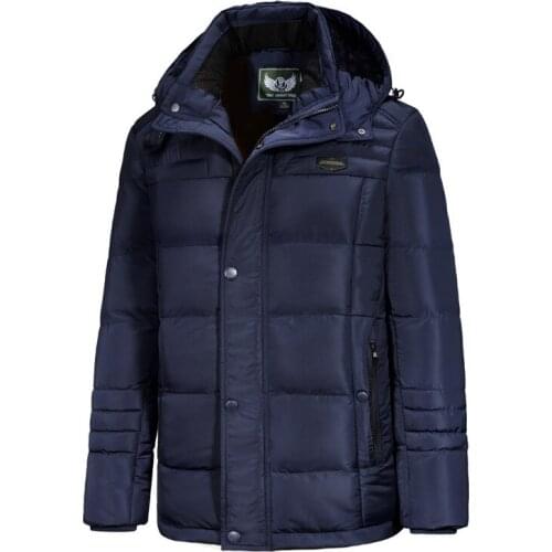 Cotton-padded Clothes Mens Winter Outdoor Mid-length Smart USB Charging Fever Jacket Electric Jacket Heating