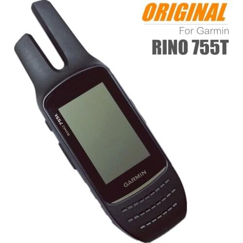 Original Bicycle speed meter LCD + Front Frame for GARMIN RINO 755T Bike GPS stopwatch LCD display Screen with Front cover Frame