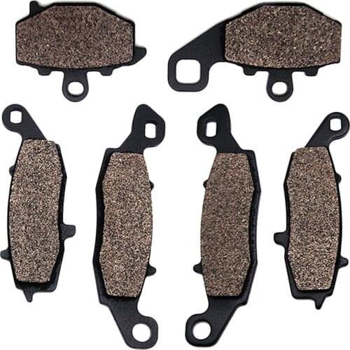 Motorcycle Front & Rear Brake Pads For Kawasaki KLE 650/650 2007-2013