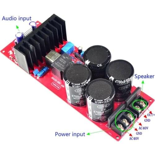 IRS2092 Class D Mono Amplifier Board 700W 4ohms/ 350W 8ohms Dual Rectifier W/Protection YJ00156