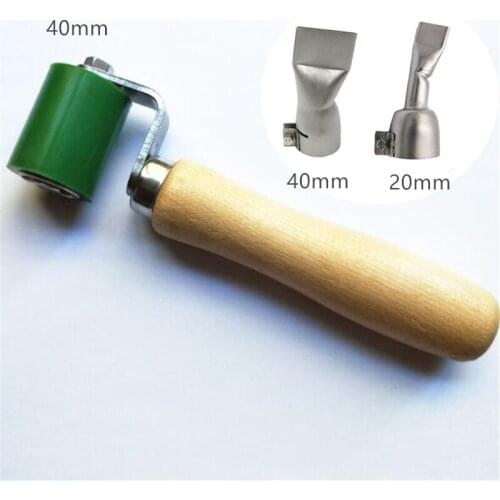 20mm Flat Welding Nozzle 40mm Hot Air Welding Gun Nozzles 40mm Silicone Pressure Roller