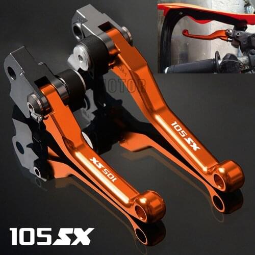 For 105SX 105 SX 2007-2011 2008 2009 2010 CNC Aluminum Motor Motorcycle Dirt Pit Bike Motocross Pivot Brake Clutch Levers