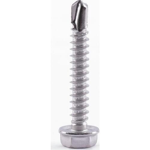 304 stainless steel hexagonal flange self-drilling self-tapping screws Self-tapping self-drilling screws Hexagon head screws