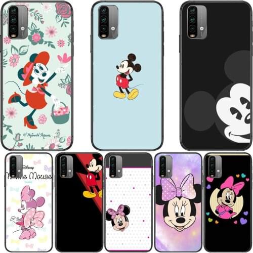 Calling Mickey Minnie Mouse Phone Case For XiaoMi Redmi 11 lite 9C 8A 7A Pro 10T 5G Cover Mi 10 Ultra Poco M3 X3 NFC 8 SE cover