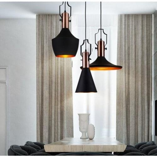 Loft Style Iron Droplight Vintage Pendant Light Fixtures For Dining Room LED Hanging Lamp Indoor Lighting Lamparas Colgantes