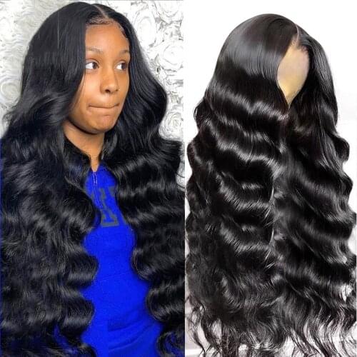 Loose Deep Wave Frontal Wig 13X4 180 Density Lace Front Wig Deep Wave Curly Closure Wig 4X4 5x5 Lace Wig Remy Peruvian Hair Wigs