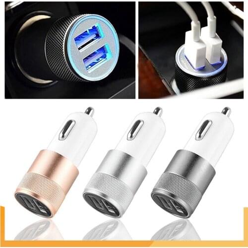 2 rapid-charge ports USB Car Charge Quick Mini Fast Charging For iPhone 11 Xiaomi Huawei Mobile Phone Charger Adapter in Car