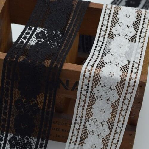 30yard 5.5cm wide Handicrafts Net Lace Trim Ribbon Flat Lace Trim Gorgeous Wedding Crafts Sewing