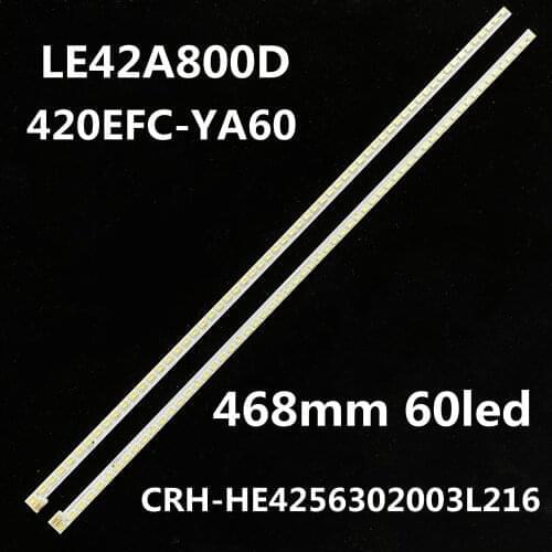 468mm LED Backlight Lamp strip 60 leds For Haier LE42A800D CRH-HE4256302003L216 420EFC-YA 60 led