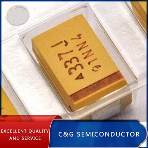 50PCS 7343-D 6.3V 330UF D case SMD tantalum capacitor