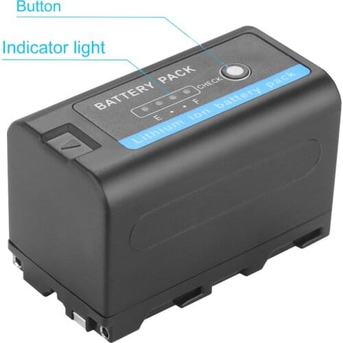 7.4V 45.88Wh NP-F750 NP-F770 NP F750 NP F770 Battery for Sony NP F550 NP-F960 F970 CCD-TR917 CCD-TR940 CCD-TRV101