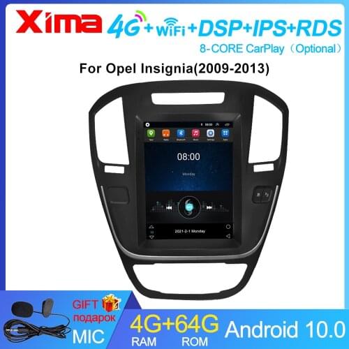XIMA android 4G LTE 2Din Car Multimedia Video Radio Player in dash For Opel insignia Vertical Screen Car Autoradio Rds Stereo