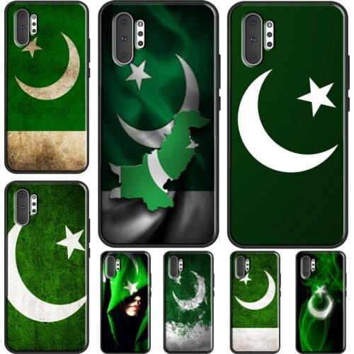Pakistan Flag Banner For Samsung S20 S8 S9 S10 Plus S10e Case For Galaxy Note 20 Ultra Note 9 10 Lite Coque