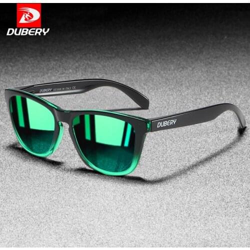 DUBERY Classic Polarized Sunglasses Men Women Ultralight Eyeglasses Frame Sun Glasses Outdoor Travel UV Goggles Male Gafas H26
