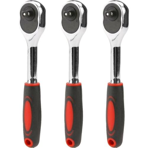 72 Teeth Quick Release Labor Saving Wrench Kit Axle Fit Bicycle Bike Repair Tool 1/2 3/8 1/4 Torque Ratchet Wrench