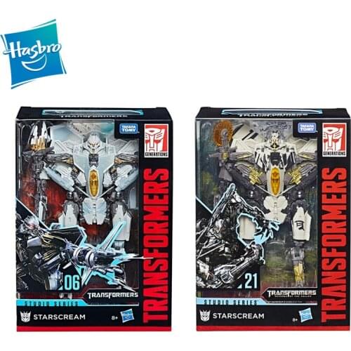 Hasbro Transformers Studio Series 06 Voyager Class Movie Starscream 21 Seibertron Starscream Action Figures Model Toys