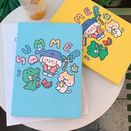 Summer Holiday Animal Beach Camping Soft Tablet Protective Case For iPad Air 1 2 3 Mini 4 5 Pro 2017 2018 2019 2020 Cover