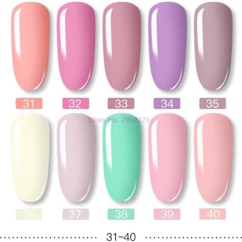 500pcs ROSALIND Gel Polish Set Manicure for Nails Semi Permanent Vernis top coat UV LED Gel Varnish Soak Off Nail Art hot