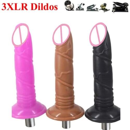Y22 Entry Level Sex Machine Attachment 3XLR Accessories Dildos Suction Cup Sex Love Machine Products For Women For Man