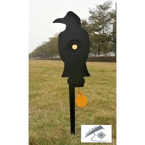 Airgun Crow Field Target W. 2 Hidden Bullseyes' Rings/AlsoFor Airsoft Paintball shooting/Improving HuntingShootingTactical Skill