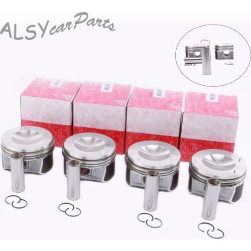 06D 107 066 C 20MM STD Size Piston & Piston Rings For VW Golf GTI MK5 Jetta Passat Audi A3 A4 A6 TT 2.0T BPY BWA 06D 198 151 B