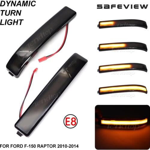 LED Dynamic Flasher Turn Signal Light Rear Mirror Indicator For Ford F-150 F150 04-14 Raptor Expedition For Lincoln Mark LT