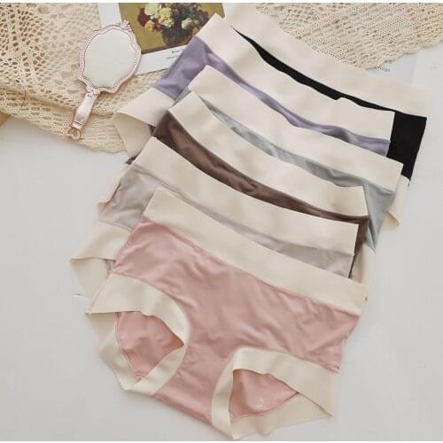 Sweet Modal comfortable Seamless briefs women cozy high-rise lingerie simple women Panties N630