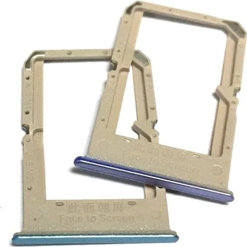 10PCS Sim Tray Holder For OPPO A72 5G Version SIM Card Tray Slot Holder Adapter Socket Repair Parts