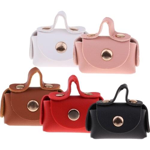 12inch Doll PU Leather Handbag Bag Purse For BJD Doll Clothes Accessories