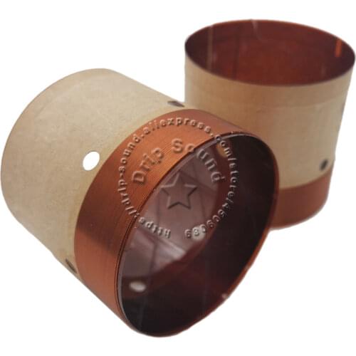 2pcs 51.5mm 51.5 Core 8ohm Bass Voice Coil KSV Kapton Woofer Sound Drive Speaker Repair Parts