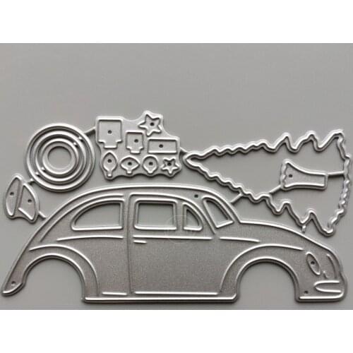 2021 Vehicle Parts Metal Cutting Dies DIY Scrapbooking Paper Photo Album Crafts Mould Cards Embossing Mold Stencils for Decor