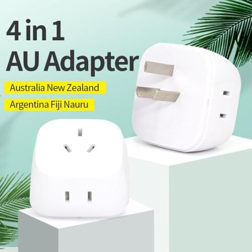 AU 4 In 1 Adapter Electric Plug power Socket adapter Australia Travel Adaptor US TO AU AC Power Charger Converter 10A 250V