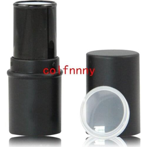 500pcs/lot Cosmetic Empty Blush sticks tube Black Plastic Tube Bottles Refillable Empty Cosmetic Containers make up tool