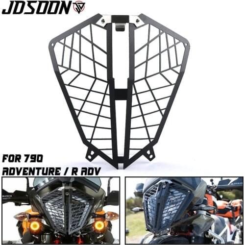 Motorcycle Accessories Headlight Protection Guard Cover FOR 790 Adventure / R ADV Aluminum