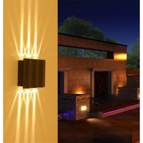 Free Shipping Outdoor LED Wall Lamp LED Spotlight 18W Waterproof Garden Wall Lamp AC85-265V Outdoor Wall Light CE RoHS