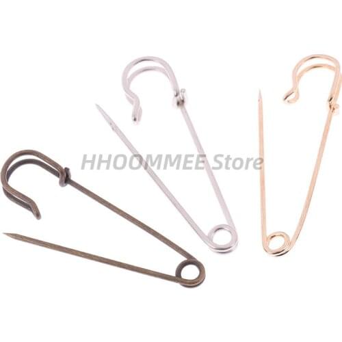 12pcs Large Heavy Duty Stainless Steel Big Jumbo Safety Pin Blanket Crafting for Making Wedding Bouquet Brooch DIY Decoration