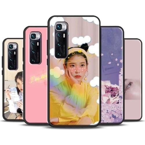 IU Lee Ji Eun KPOP UAENA Case For Xiaomi Mi Note 10 Lite Mi 9T 10T Pro Mi 11 Ultra Cover For POCO X3 Pro F3 M3 Pro