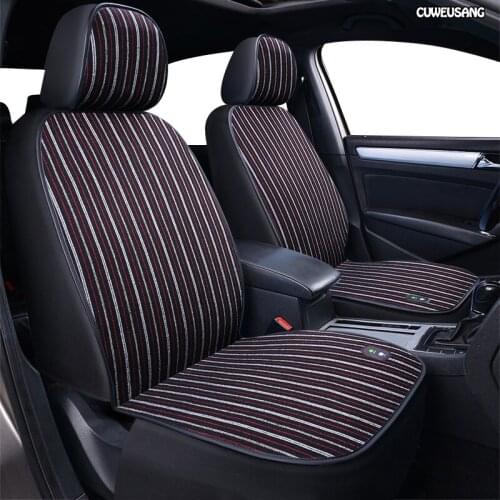 CUWEUSANG 12V Heated car seat cover for Citroen all models c5 c3 C6 Elysee Xsara C-Quatre Picasso c4 Winter Pad Cushions seats