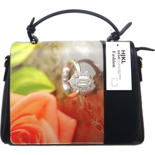 Print Genuine Leather Designer Luxury Women Messenger Bag Ladies Totes Real Leather Handbag Fashion Temperament Crossbody Bag