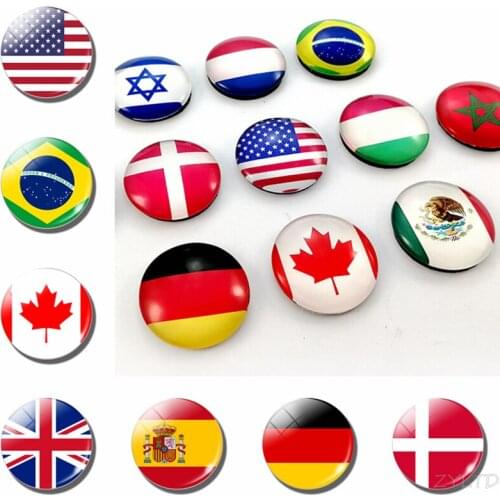 World Flags Fridge Magnet National Flag Refrigerator Magnets America USA US Canada England Spain Brazil Russia Finland Countries