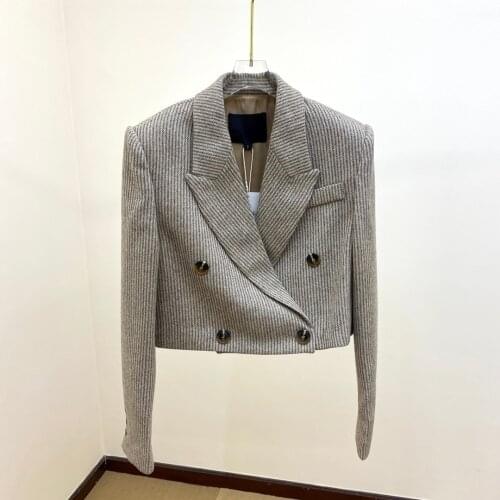 Женские шерстяные пиджаки LEOSOXS China At AliExpress