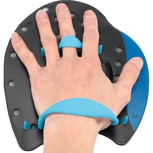 Adult Children Swimming Paddles Professional Swimming Strokes Practice Correction Swimming Tools Adjustable Hand Webbed Gloves