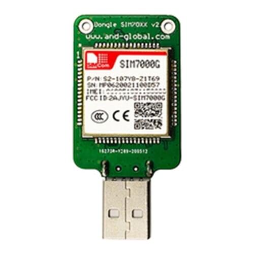 LTE CAT M1 NB IoT Module SIM7000G USB Dongle global-Band LTE CAT-M1(eMTC) SIM7000G kits competitive with SIM900 and SIM800F