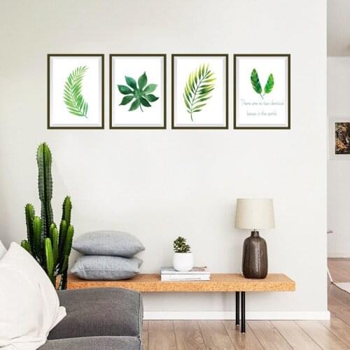 Cactus sticker in pots for the garden aloe wall stickers for home Living room decor Butterfly flower bonsai decals mural posters